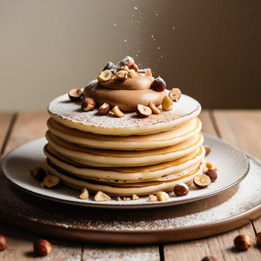 Haselnuss Creme Pancakes