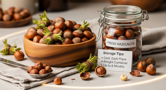 Haselnüsse gesund halten: Tipps für Lagerung und Frische