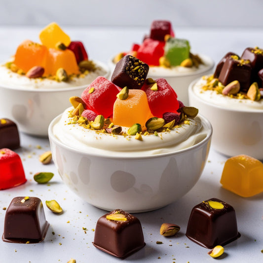Lokum Dessert mit Pistazien