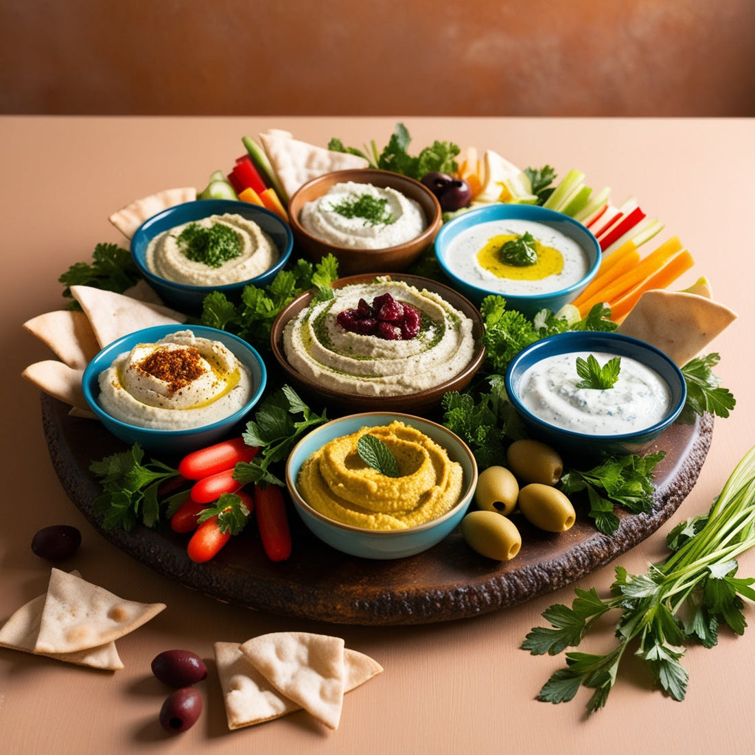mezze dips