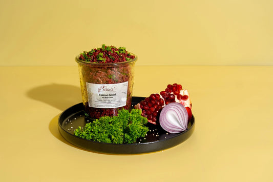 Bio Quinoa Salat mit roter Beete