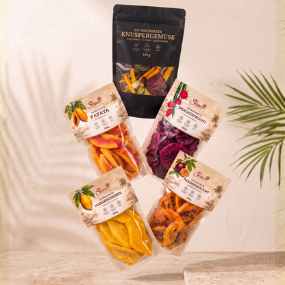 Sirin's Snacks Bestseller Bundle – 5er Set (Tropenfrüchte & Gemüsechips)